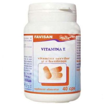 Vitamina E, 40 capsule, Favisan