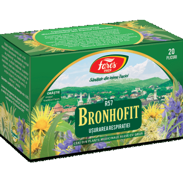 Ceai Bronhofit, 20 plicuri, Fares