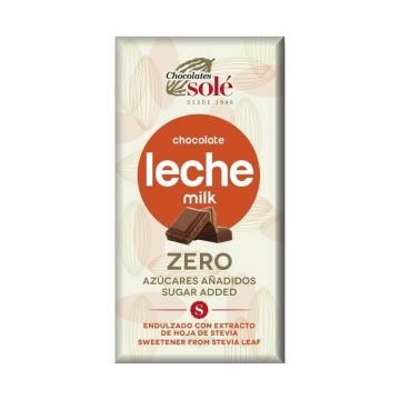 Ciocolata cu lapte, cu stevie 39% cacao, 100g, Pronat