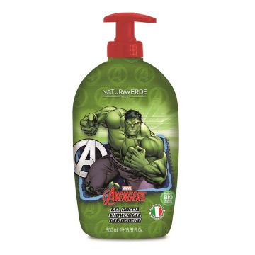 Gel de dus cu galbenele si musetel Avengers Hulk, 500 ml, Naturaverde