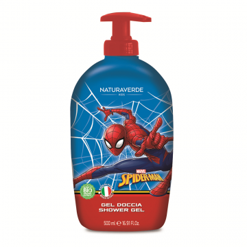 Gel de dus cu ovaz Spiderman, 500 ml, Naturaverde