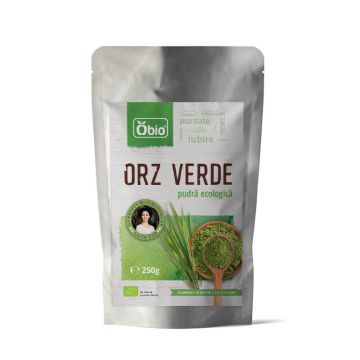 Orz verde pulbere bio, 250g, Obio