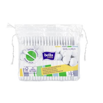 Rezerva betisoare igienice pentru urechi, 160 bucati, Bella