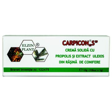 Supozitoare cu rasina,propolis si conifer Conimed Sp, 10 supozitoare, Elzin Plant