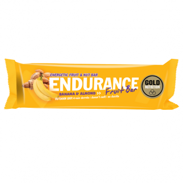 Baton Endurance Fruit Bar Banane, 40 gr, Gold Nutrition