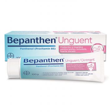 Bepanthen Unguent pentru iritațiile de scutec, 100 g, Bayer