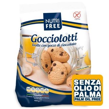 Biscuiti cu bucati de ciocolata, 400 g, AEC014, Nutri Free