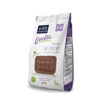 Biscuiti cu cacao LiveBio, 300 gr, Sottolestelle