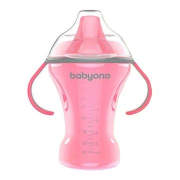 Canita anti varsare roz, 240 ml, Babyono