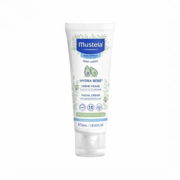 Crema hidratanta de fata HydraBebe, 40 ml, Mustela