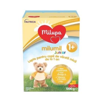 Formula de lapte Milumil Junior, +1 an, 1200 g, Milupa