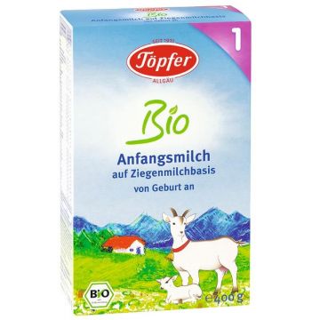 Formula de lapte praf de capra formula 1 Bio Lactana, 400 g, Topfer