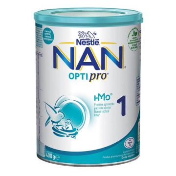 Formula de lapte Premium Nan 1 Optipro HM-O, +0 luni, 400 g, Nestle