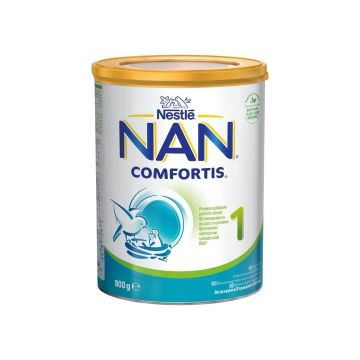 Formulă de lapte praf NAN COMFORTIS 1, de la naștere, 800 g, Nestlé 