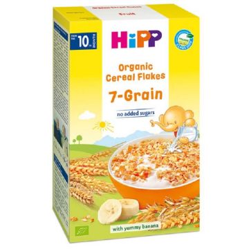 Fulgi de cereale Eco, 7 Cereale, 200 g, Hipp