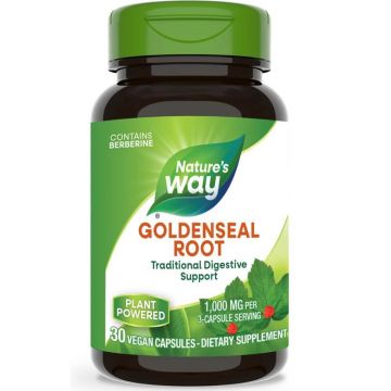 Goldenseal Root Natures Way, 570 mg, 30 capsule, Secom 