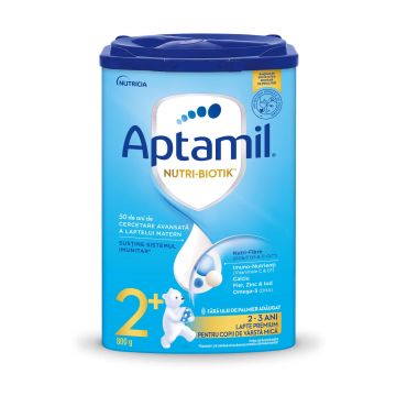 Lapte praf Aptamil Nutri - Biotik 2+, 2-3 ani, 800 g, Nutricia