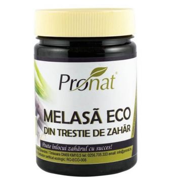 Melasa Eco din trestie de zahar, 400 gr, Pronat