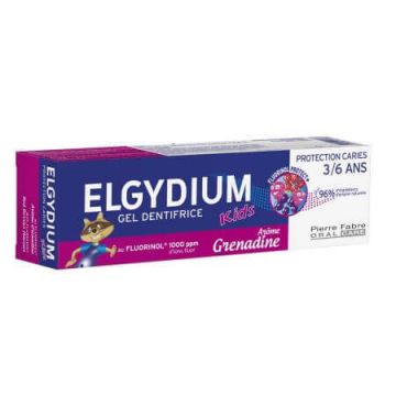 Pasta de dinti pentru copii Red Berries, 3-6 ani, 50 ml, Elgydium Clinic