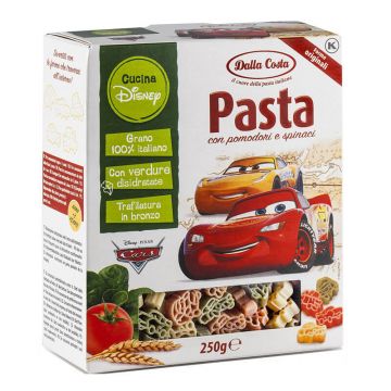 Paste din grau dur tricolore Cars, 250 g, Dalla Costa