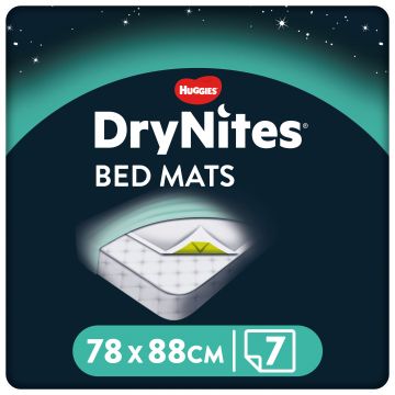 Protecție pentru pat DryNites Bed Mats, 7 bucǎți, Huggies