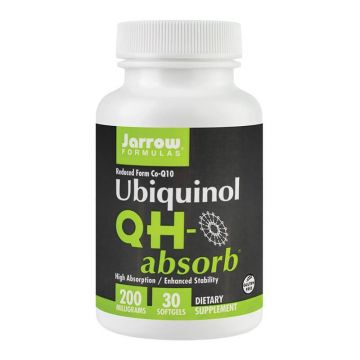 Ubiquinol QH-Absorb (Co-Q10) 200 mg Jarrow Formulas, 30 capsule, Secom