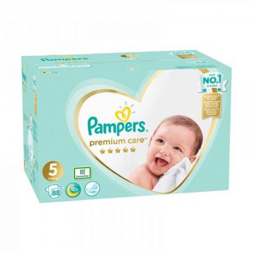 Scutece Premium Care Nr. 5, 11-16 Kg, 88 bucăți, Pampers