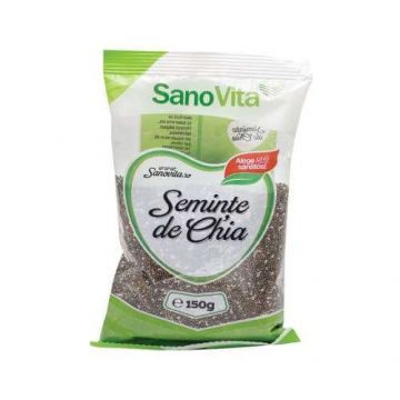 Seminte de chia, 150 g, Sanovita