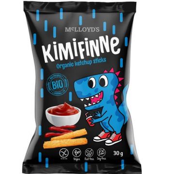 Stiksuri organice din porumb cu aroma de ketchup, 30 gr, Mc Lloyds