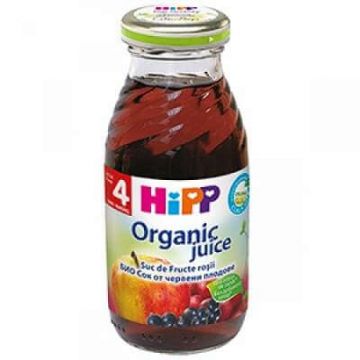 Suc de fructe roșii, +4 luni, 200 ml, Hipp