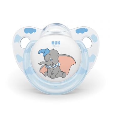 Suzeta din silicon Disney Dumbo , 6-18 luni, 2 buc, Nuk
