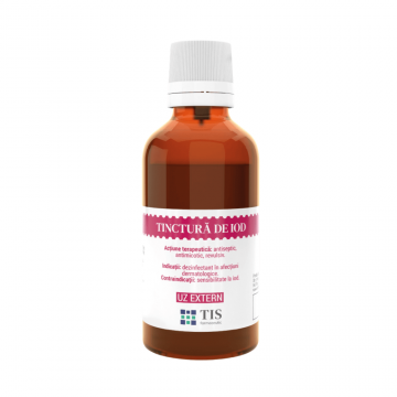 Tinctura de iod, 50 ml, Tis Farmaceutic
