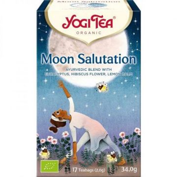 Ceai Bio Salutul Lunii, 17 plicuri, Yogi Tea
