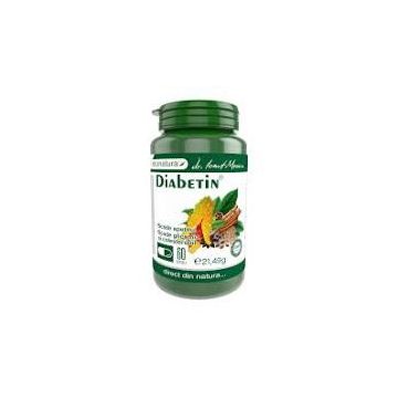 Diabetin, 60 capsule, Pro Natura