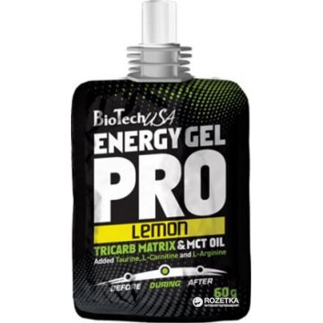 Energy Gel Lemon, 60 g, Biotech USA