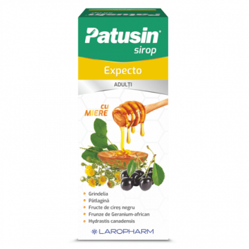 Patusin Expecto sirop pentru adulti, 100 ml, Laropharm
