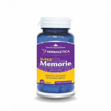 Super Memorie, 60 capsule, Herbagetica