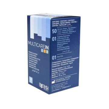 Teste de glucoza Multicare, 50 bucati, Biochemical Systems