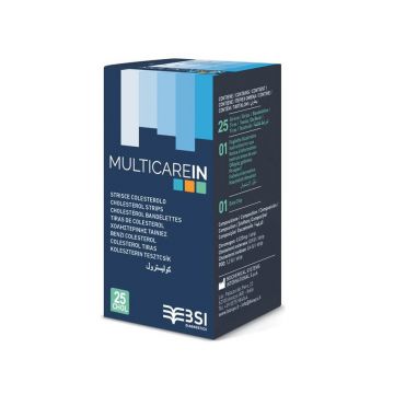 Teste pentru colesterol Multicare, 25 bucǎți, Biochemical System 